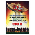 James Motorcycles Advertising Poster