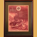 AJS 650 Twin Advertising Poster