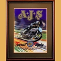 AJS Isle of Man TT Poster