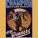 Champion Spark Plugs Poster