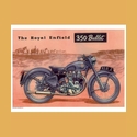 Royal Enfield 350 Bullett Advertising Poster