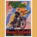 Royal Enfield 350 Bullet IOM Advertising Poster