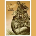 Scott Flying Squirrel Advertising Poster