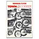 Yamaha 1973 Motorcycle Advertising Poster