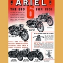 1951 Ariels Big Six Advertising Poster