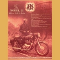 AJS 650 Twin Advertising Poster