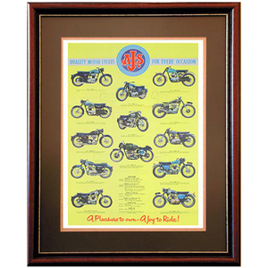 AJS Multi Motorcycles Advertising Poster