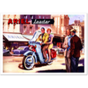 ARIEL Leader Motorcycle Classic Advertising Poster