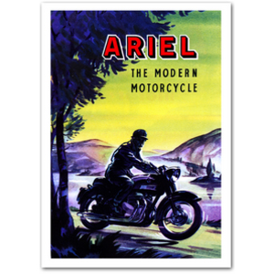 ARIEL a Modern Motorcycle Classic Advertising Poster