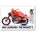 BSA Rocket3 750 Advertising Poster