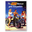 BSA bantam Motorcycle Advertising Poster