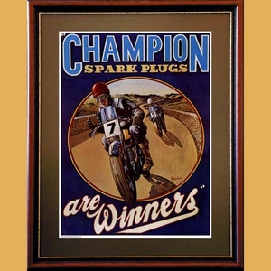Champion Spark Plugs Poster