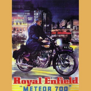 Enfield Meteor 700 Twin Advertising Poster