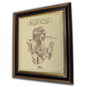 Excelsior 250cc Manxman Gold Leaf Limited Edition Engine Drawing