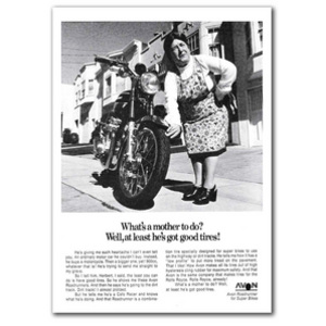 Kawasaki Z900 Mother Motorcycle Classic Advertising Poster