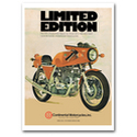 LAVERDA Motorcycle Vintage Poster