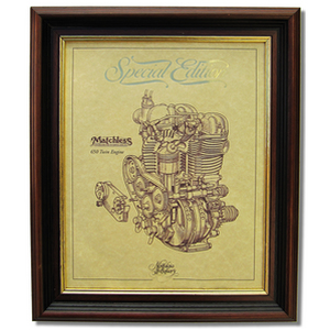 MATCHLESS 650 Gold Leaf Limited Edition Engine Drawing