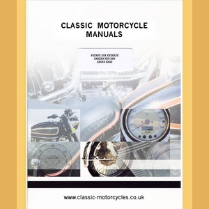 Matchless 350 & 500 Ohc Clubman 1948 Shop manual