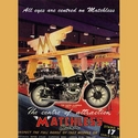 Matchless Clubman 500 Twin Advertising Poster