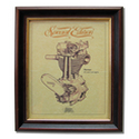 NORTON OHV PUSH ROD Gold Leaf Limited Edition Engine Drawing