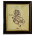 ROYAL ENFIELD Gold Leaf Limited Edition Engine Drawing