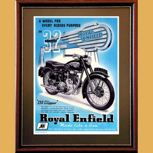 Royal Enfield 250 Clipper Poster