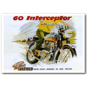 Royal Enfield Interceptor Advertising Poster