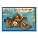 Royal Enfield Meteor 700 Blue Advertising Poster