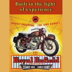 Royal Enfield Meteor 700 Advertising Poster