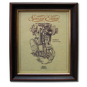 SUNBEAM MODEL 90 Gold Leaf Limited Edition Engine Drawing