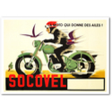 Socovel Motorcycle Races Vintage Poster