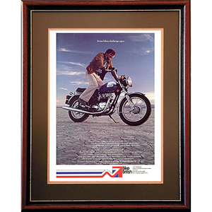 Triumph Bonneville Challenge Advertising Poster