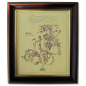 VELOCETTE MSS 500 Gold Leaf Limited Edition Engine Drawing