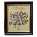 VINCENT HRD RAPIDE Gold Leaf Limited Edition Engine Drawing