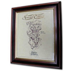 Velocette 248cc Gold Leaf Limited Edition Engine Drawing