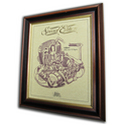 Villiers 250cc Twin 2T Engine Gold Leaf Limited Edition Engine Drawing
