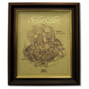 YAMAHA 250 TWIN Gold Leaf Limited Edition Engine Drawing